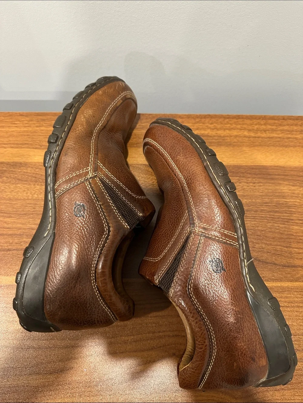 Men's Brown Slip-On Leather Casual Shoe